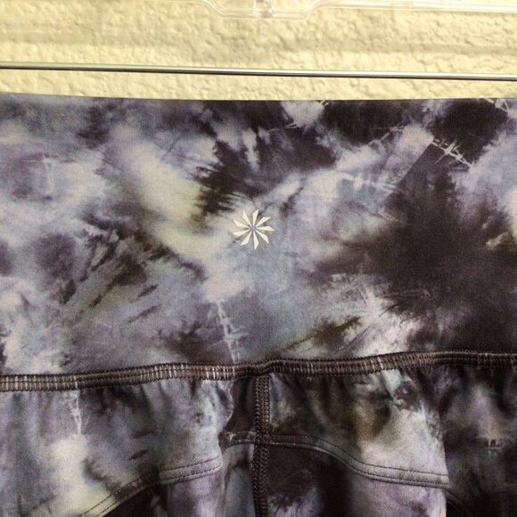 Athleta Salutation Jogger Stretch High Rise Pants Gray Active XXSP Tie Dye - Picture 5 of 8
